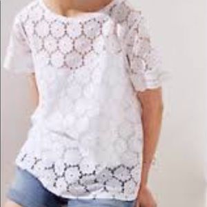 NWOT - Loft - Floral Lace Top